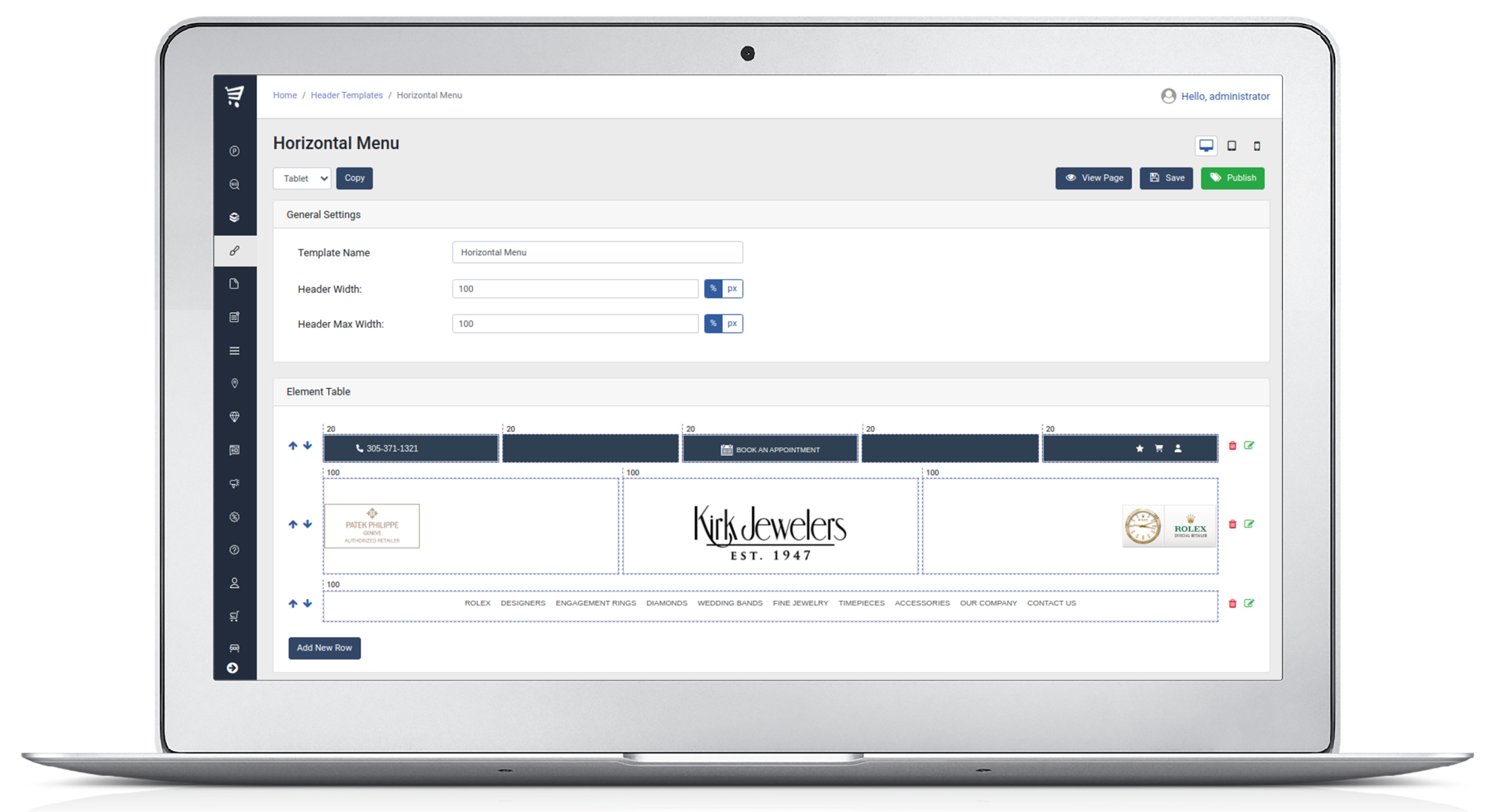 Layout Builder