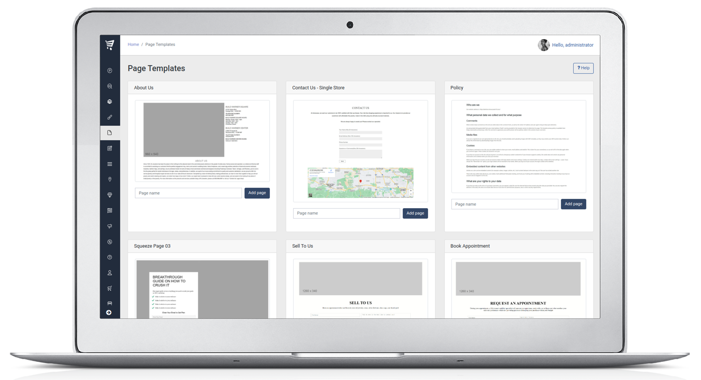 Page Templates